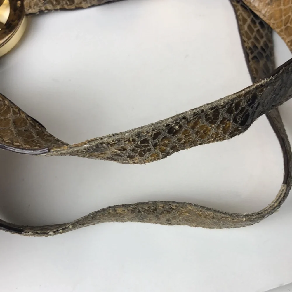 Michael Kors Fulton Snake Shoulder Bag